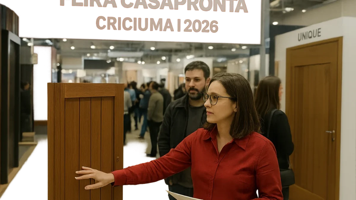 Feira CasaPronta Criciúma 2026 traz automação, madeira engenheirada e 180 expositores