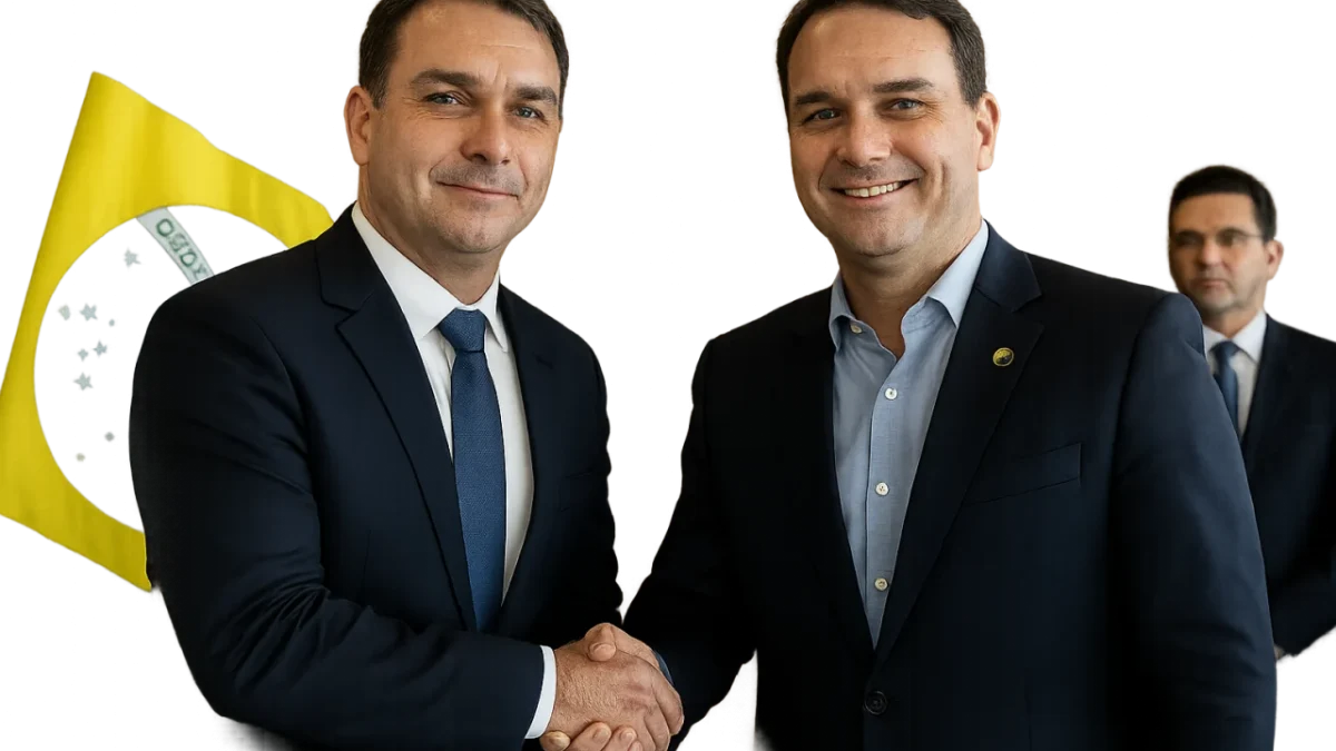 União Progressista oficializa apoio incondicional a Flávio Bolsonaro no 2º turno